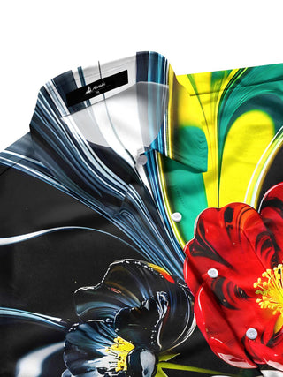 men's tropical shirt side view