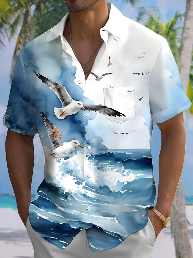 men's shirt front view