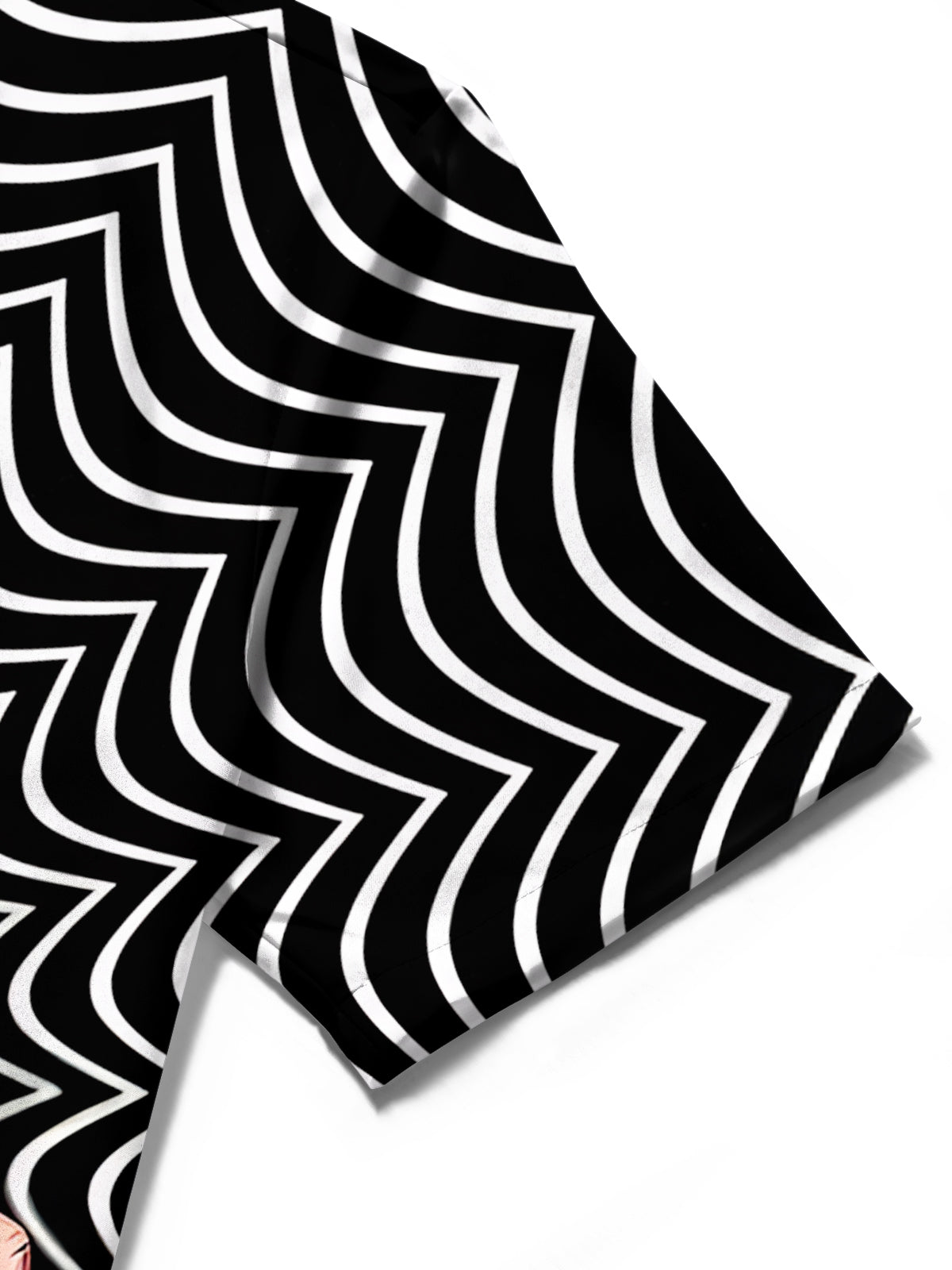 Funny Print Men's Pocket Short Sleeve Shirts