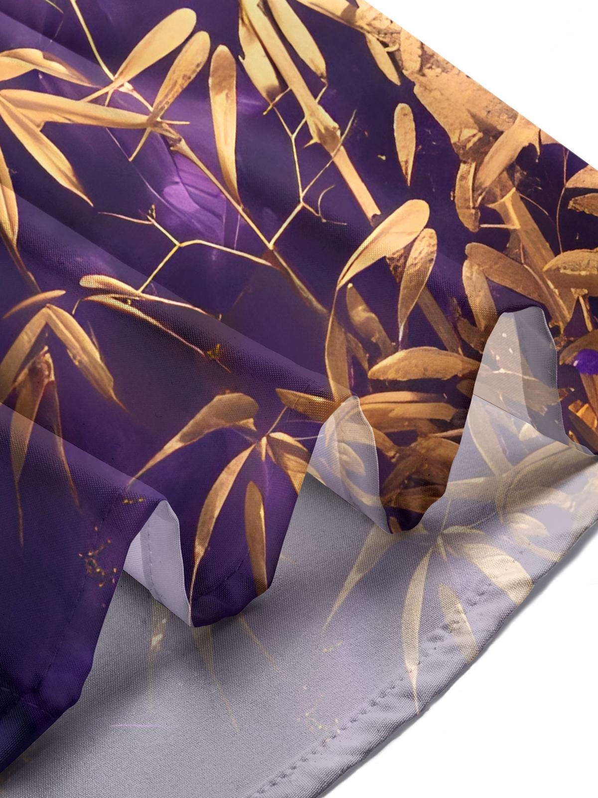 Bamboo Print Men's Pocket Short Sleeve Shirts