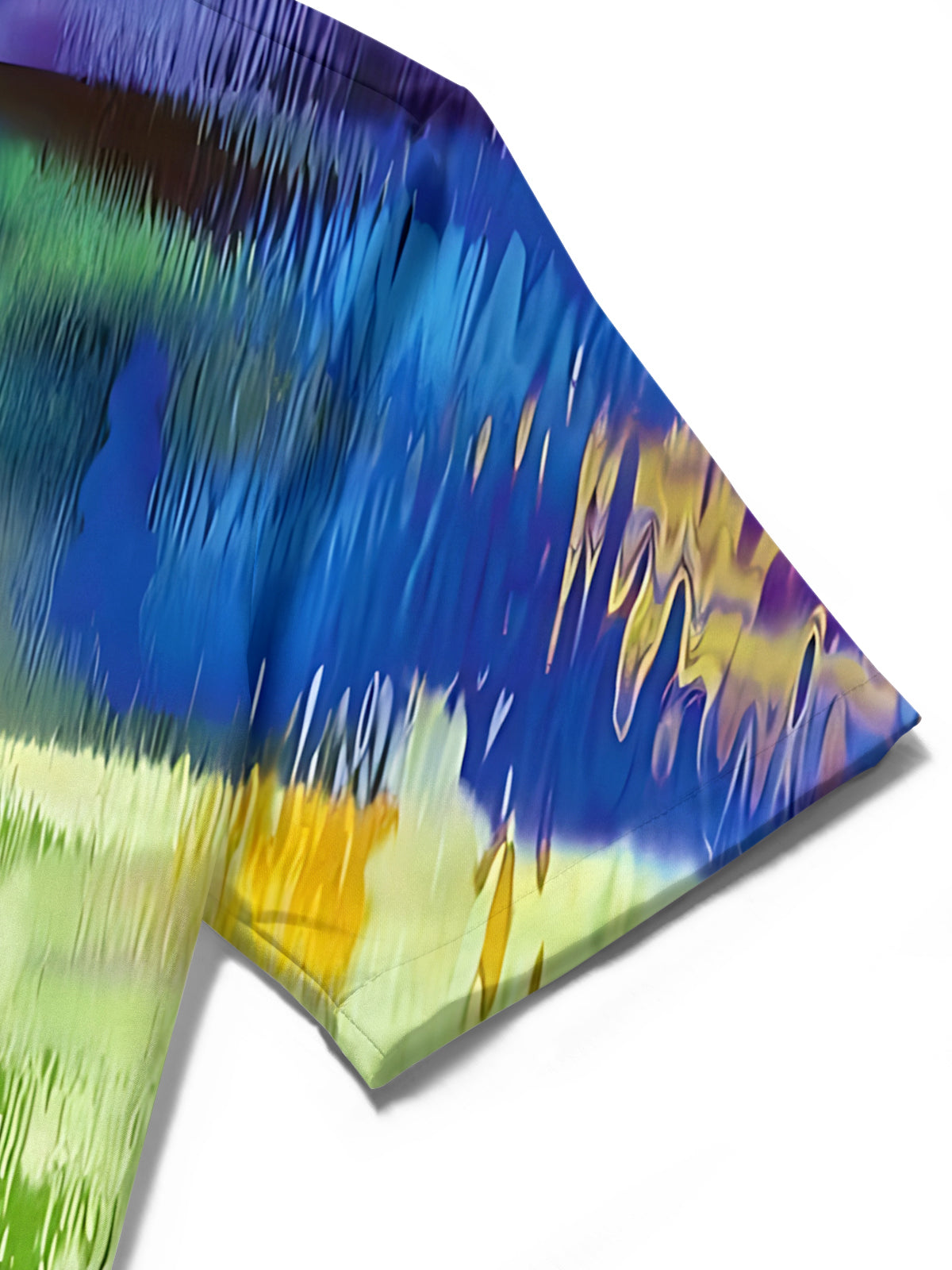 Floral Print Men's Pocket Short Sleeve Shirts