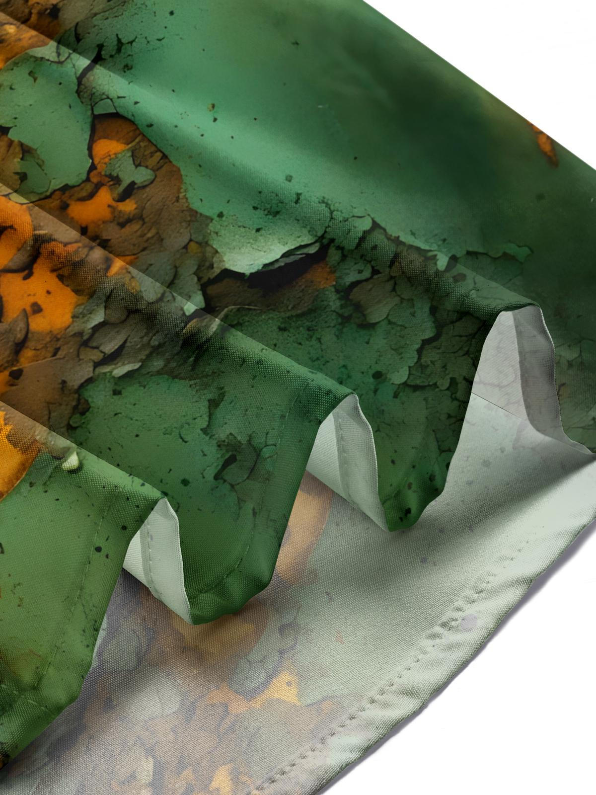 Rust Print Men's Pocket Short Sleeve Shirts