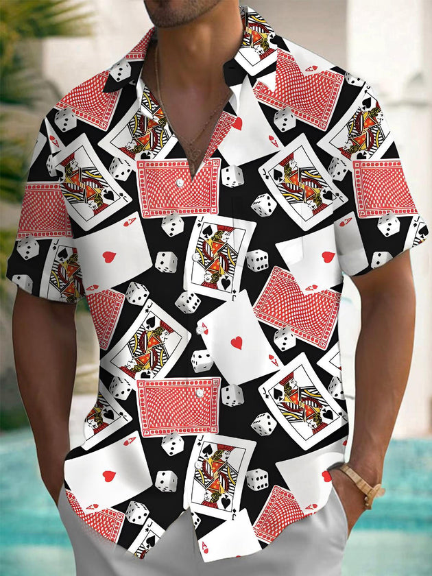 men's shirt front view