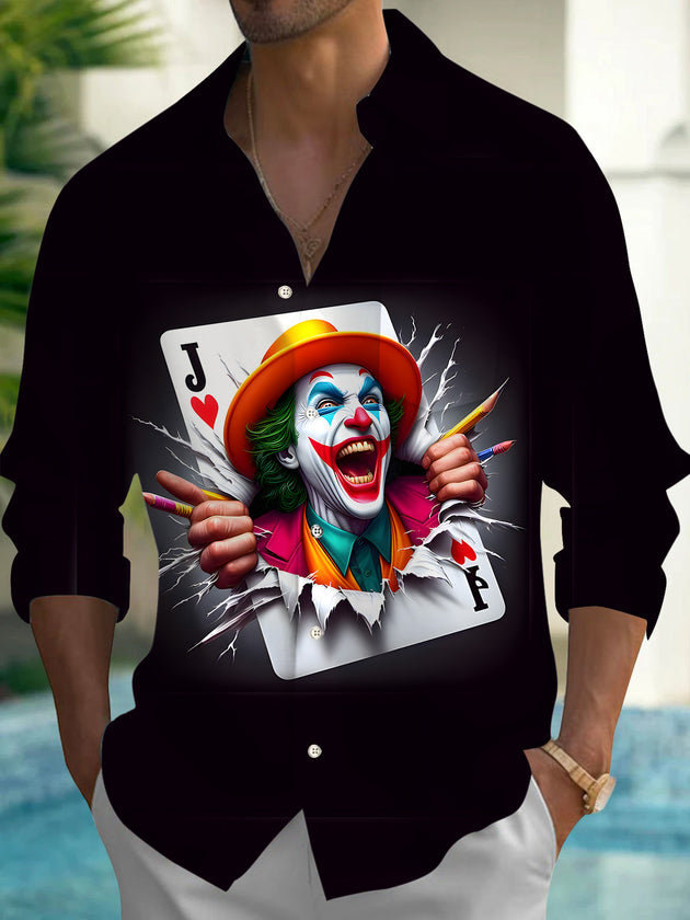 men's shirt front view