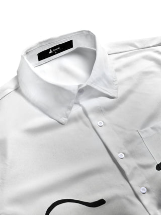 men's short sleeve shirt side view