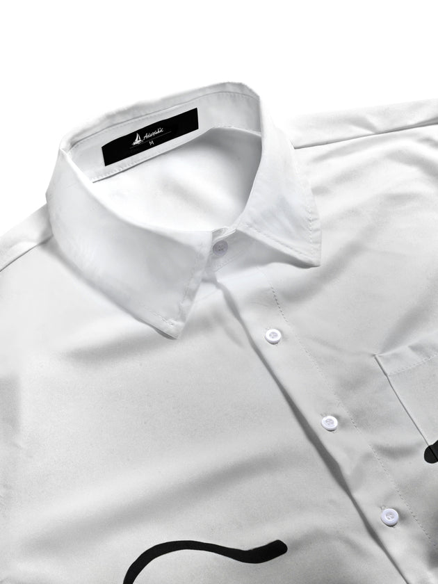 men's short sleeve shirt side view