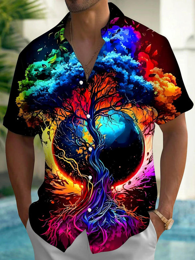 men's shirt front view