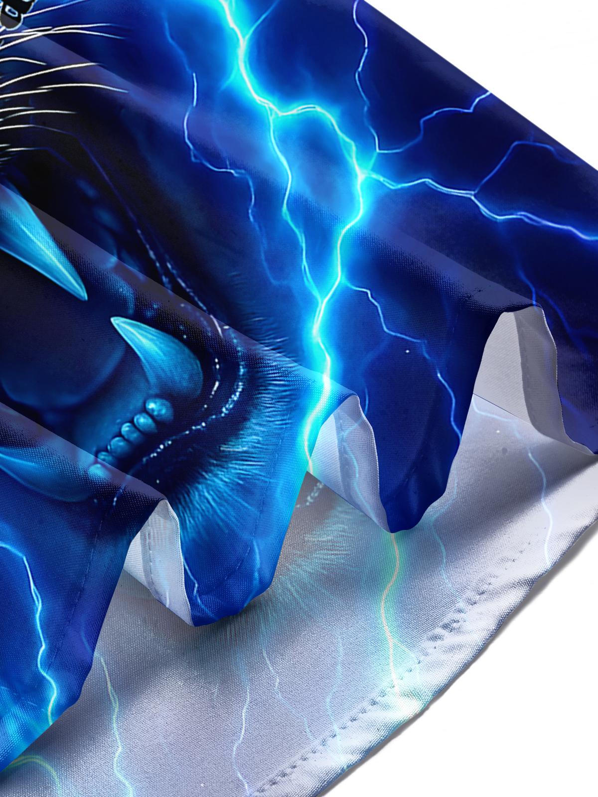 Cat Men's Pocket Short Sleeve Shirts