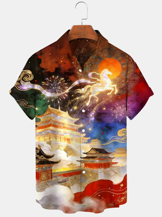 men's shirt front view