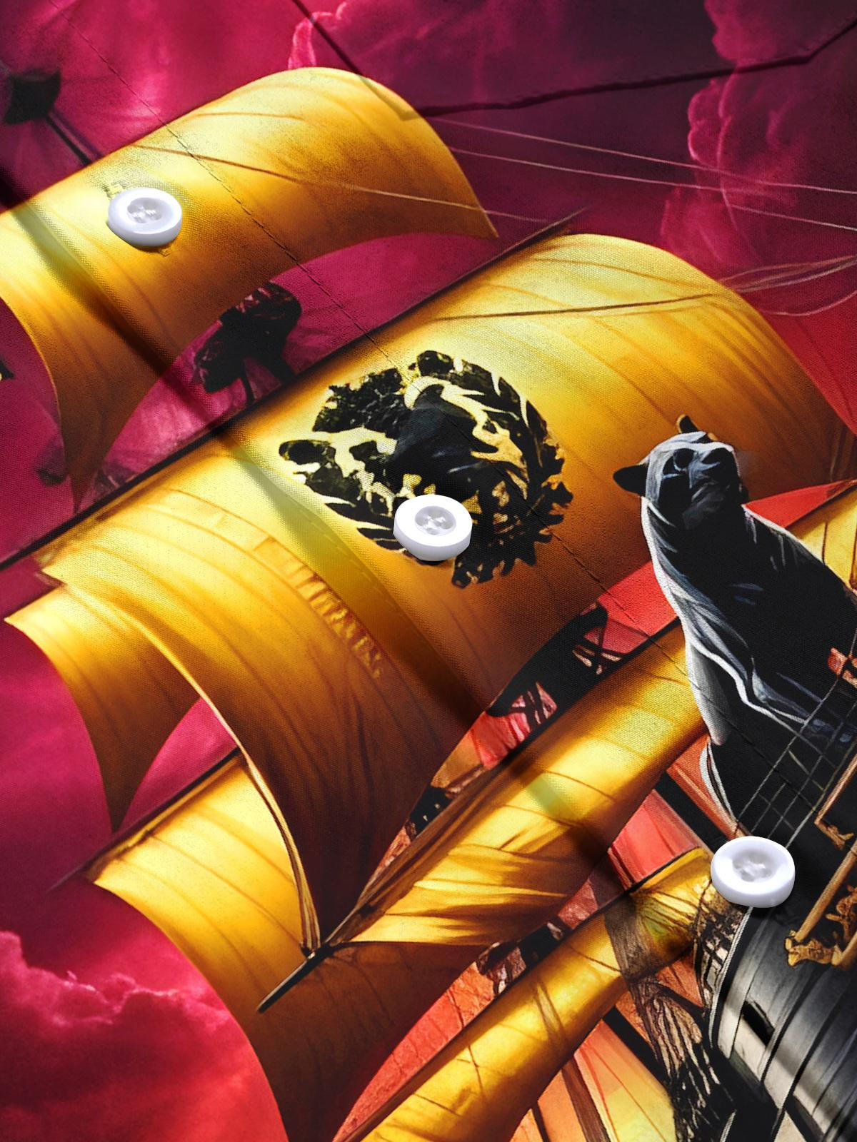 Boat Men's Pocket Short Sleeve Shirts