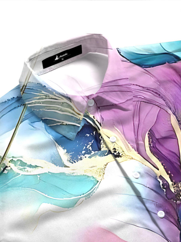 Abstract Women's Short Sleeve Shirts