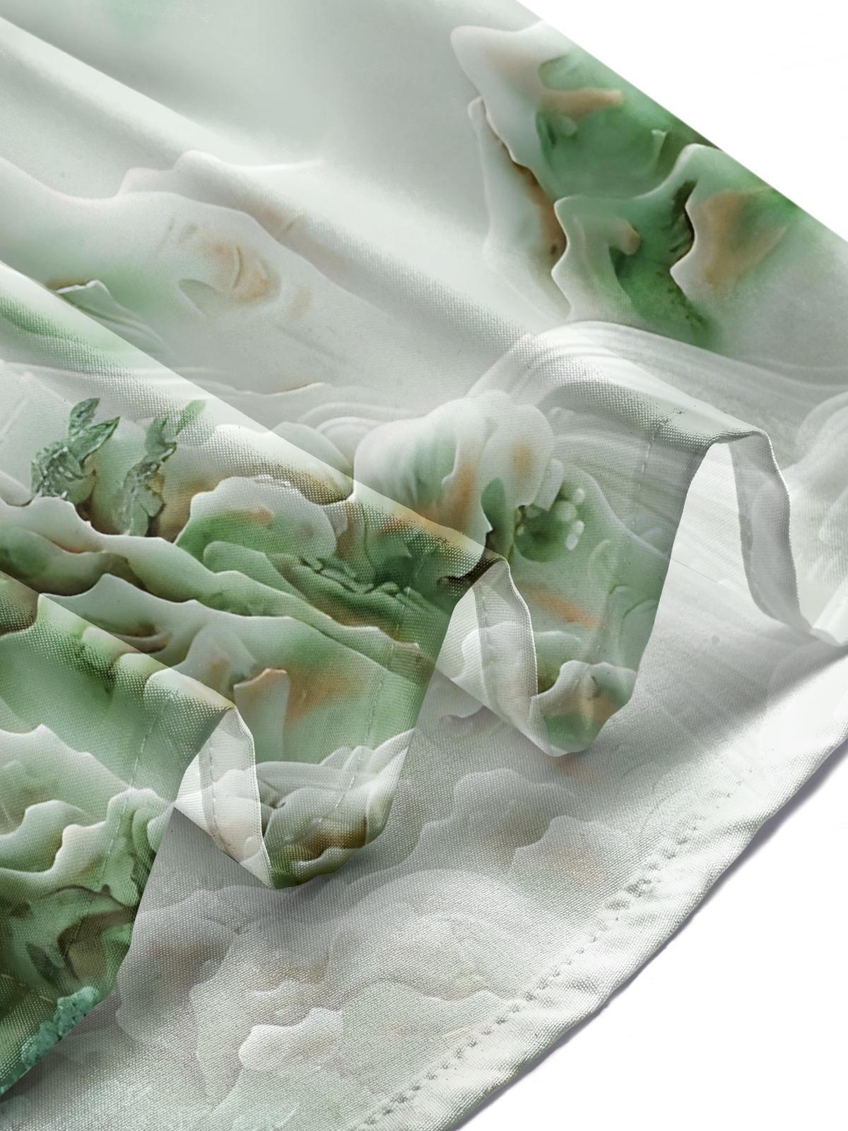 Floral Print Men's Pocket Short Sleeve Shirts