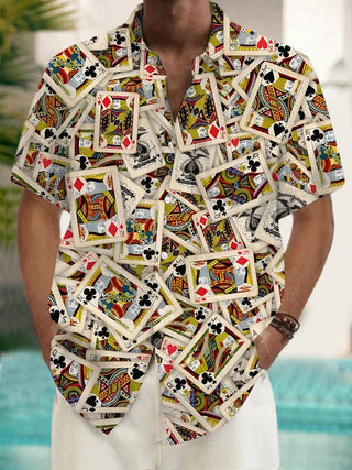 men's shirt front view