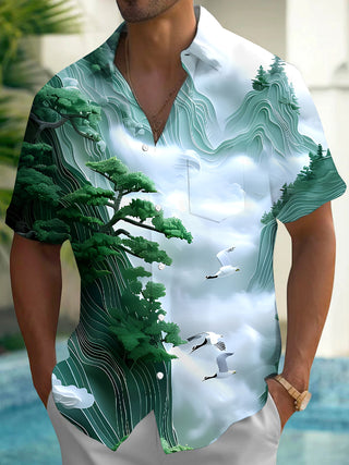 men's shirt front view