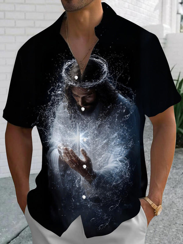 men's shirt front view