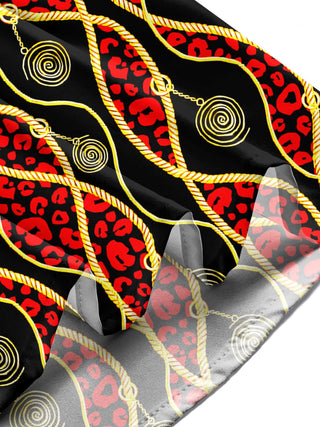 Men's retro print short sleeve pocket shirt lifestyle shot