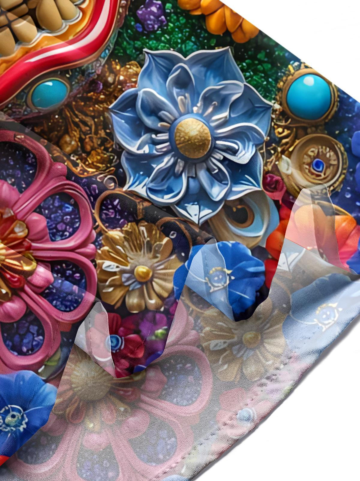 Funny Print Men's Pocket Short Sleeve Shirts