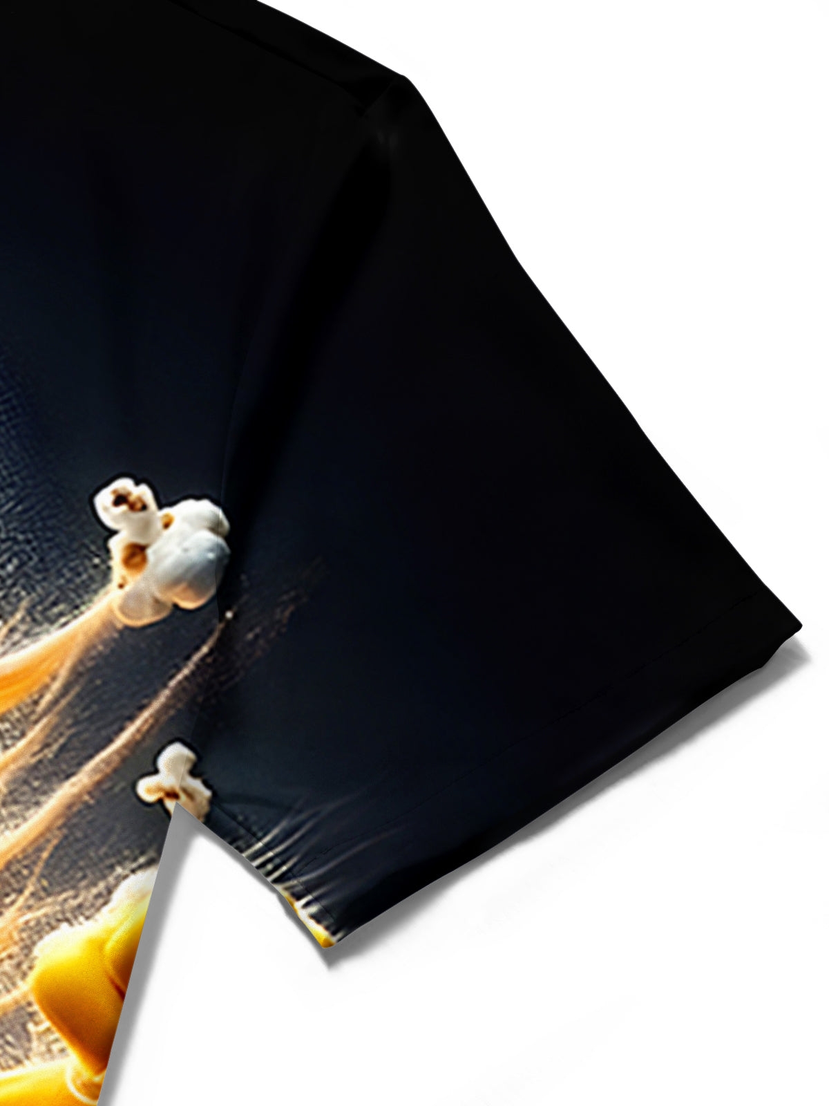 Corn Popcorn Men's Pocket Short Sleeve Shirts