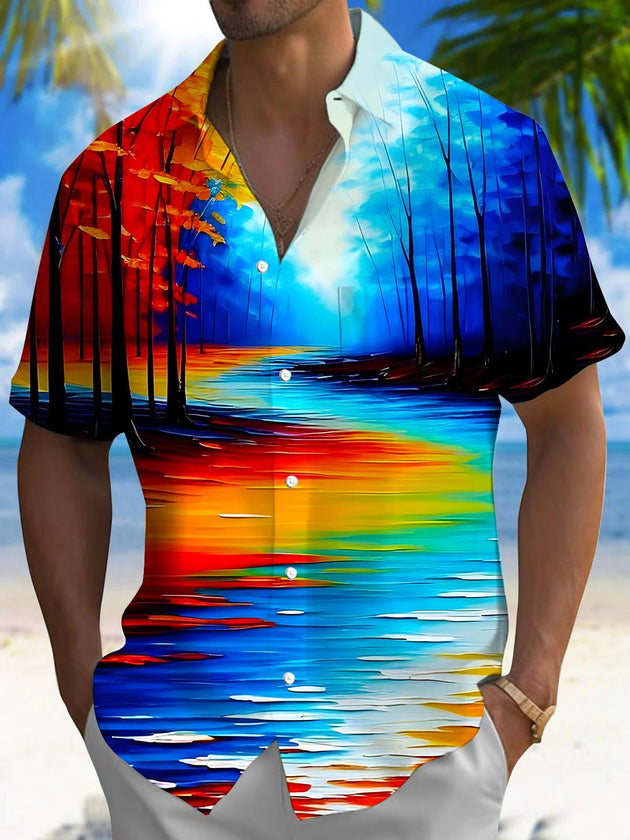 men's shirt front view