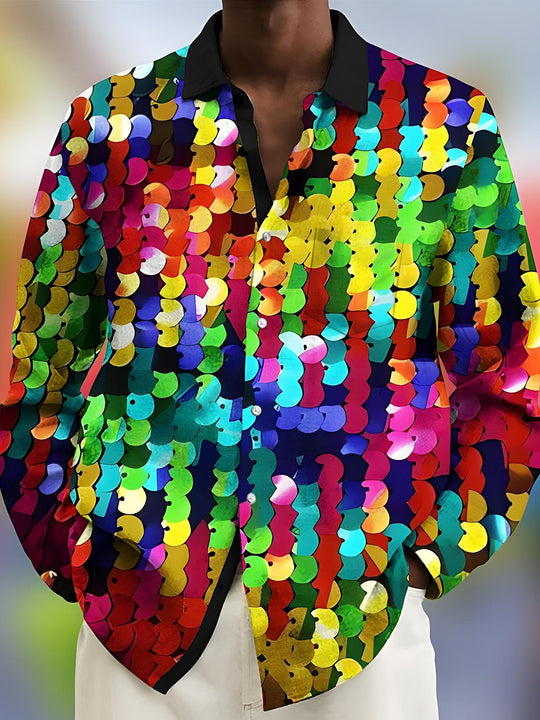 men's shirt front view