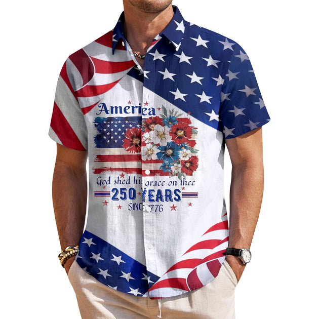 men's casual shirt Independence Day view 18