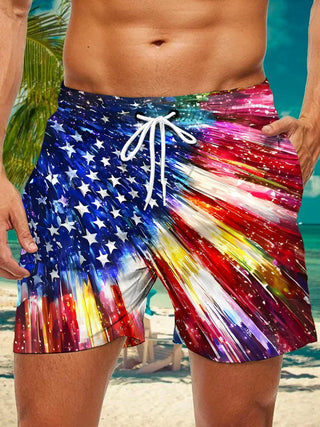 men's casual pants front view Independence Day