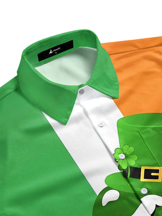 men's short sleeve shirt side view