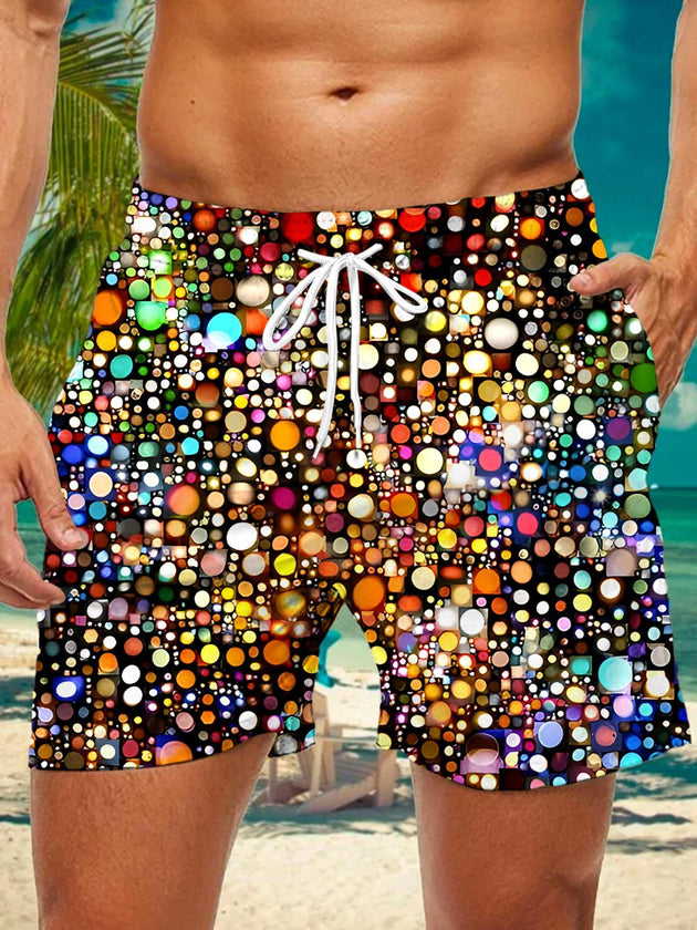 men's tie dye casual pants front view