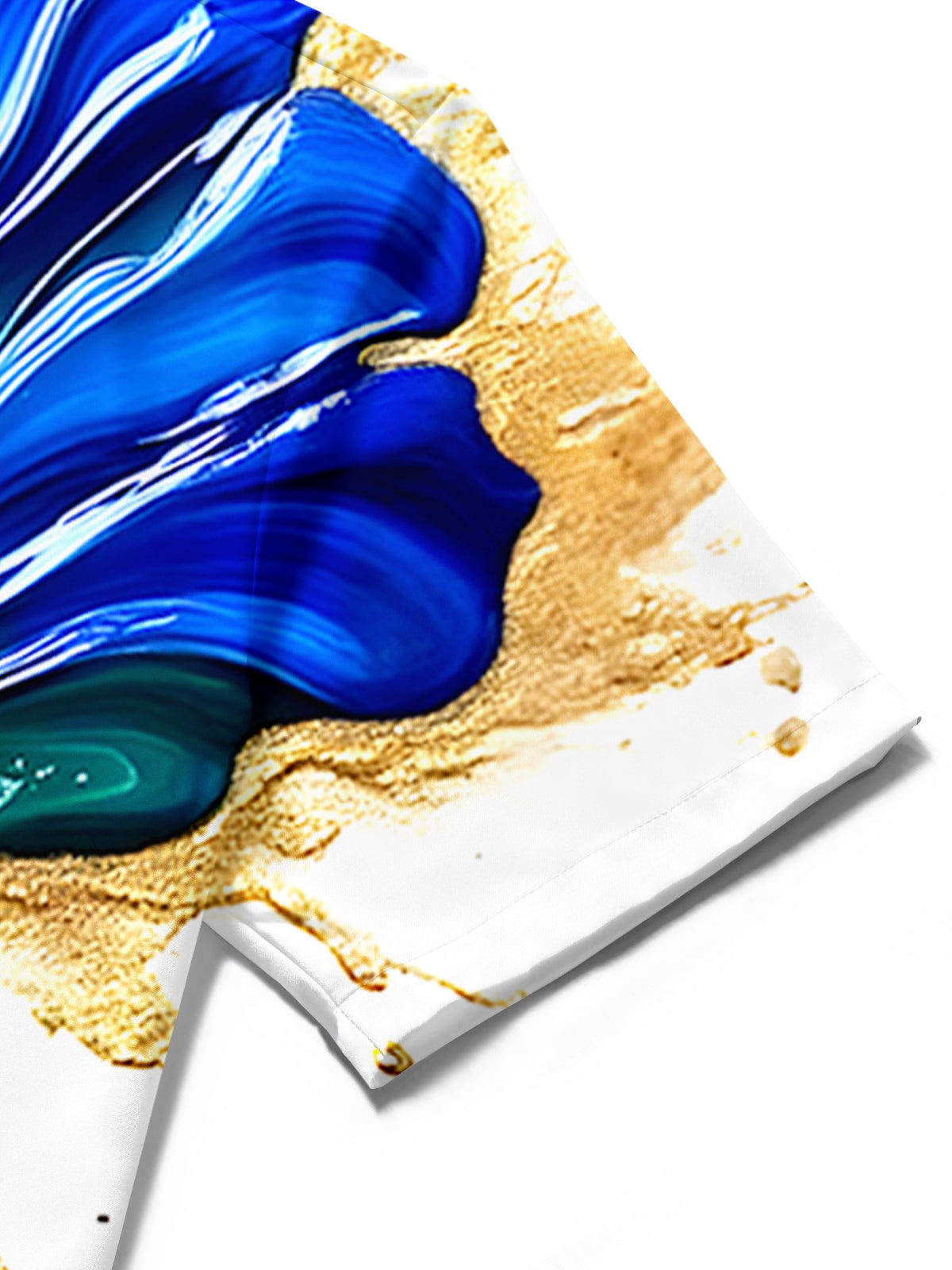 Hawaiian Floral Men's Pocket Short Sleeve Shirts