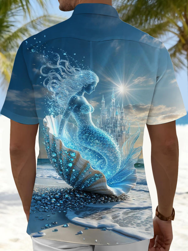 men's pocket shirt back view