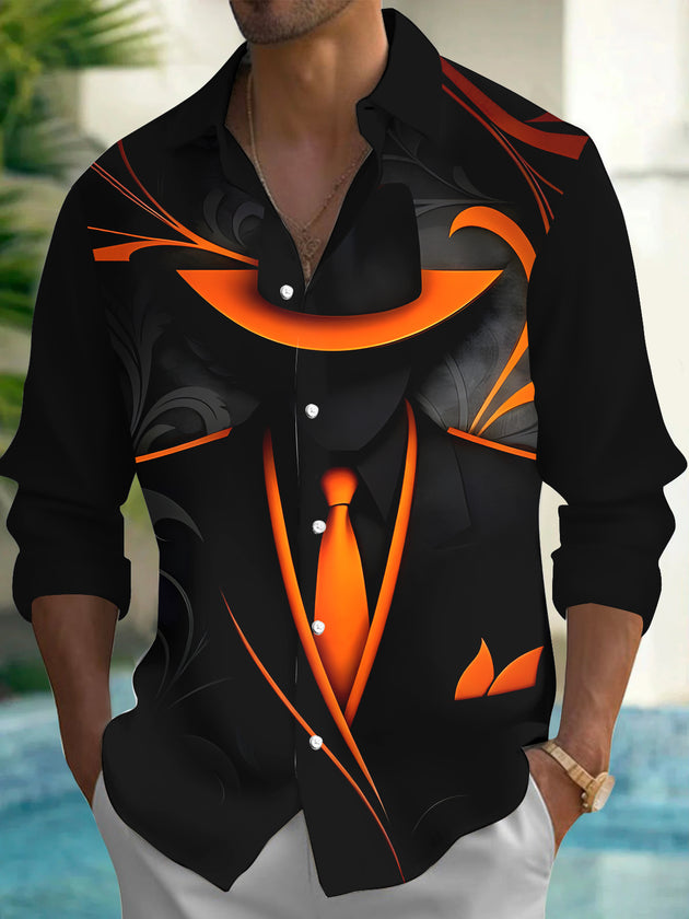 men's shirt front view