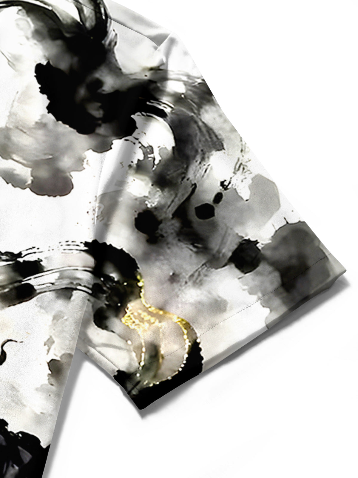 Buddhism Black Jambhala Men's Pocket Short Sleeve Shirts