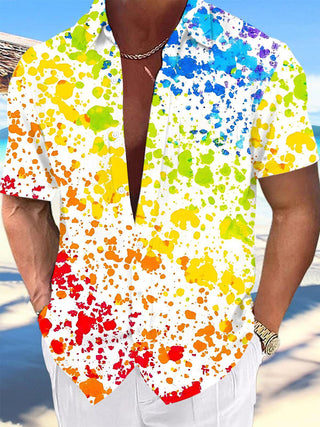 men's shirt front view