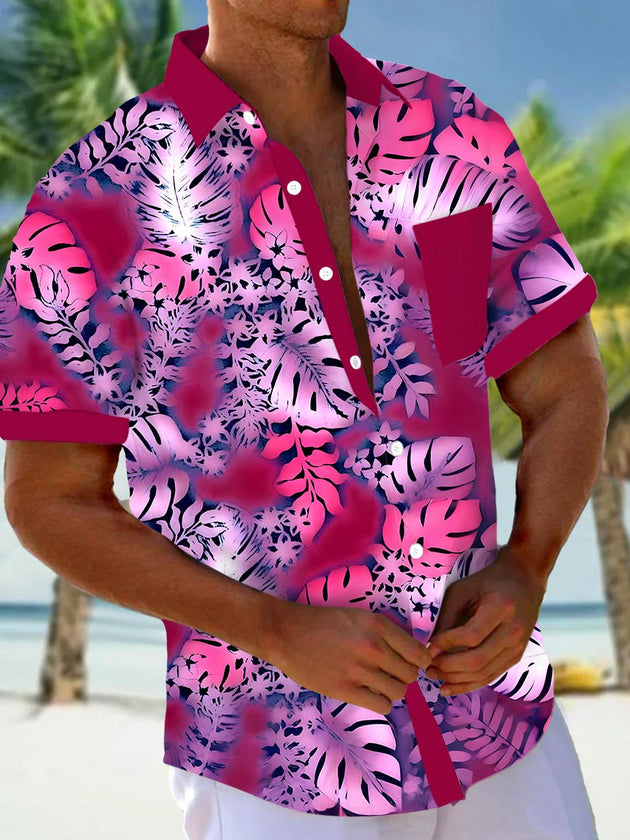 men's shirt front view tropical beach vacation