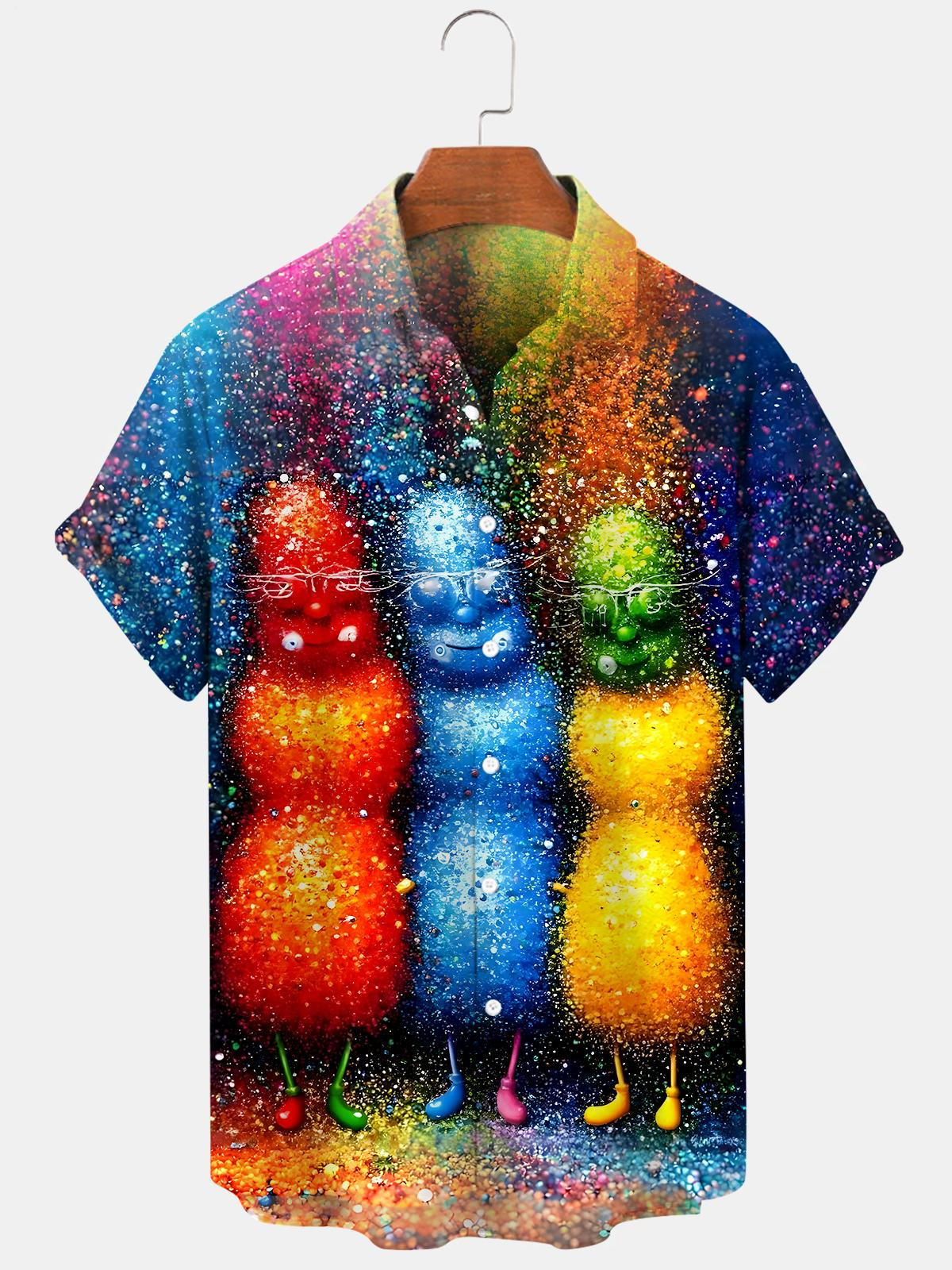 Funny Men's Pocket Short Sleeve Shirts