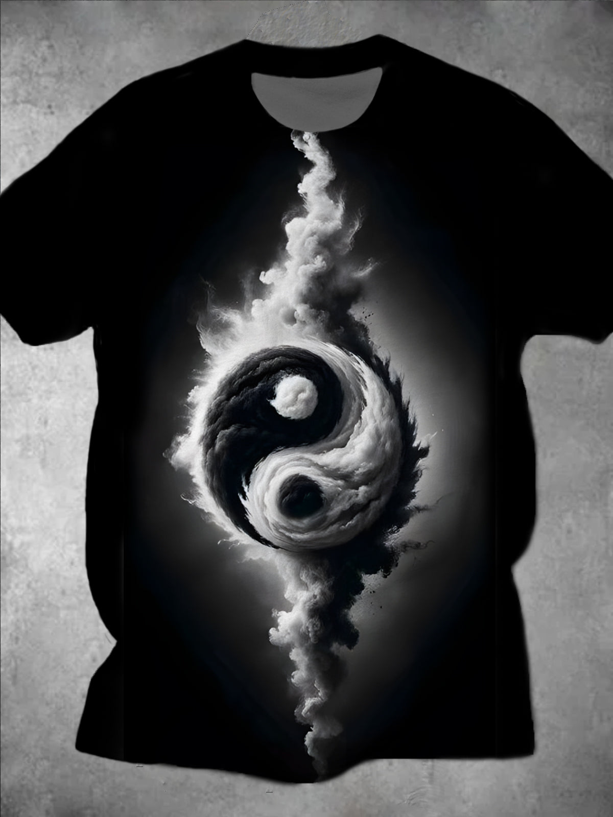 Tai Chi Art Round Neck Short Sleeve Men's T-shirt