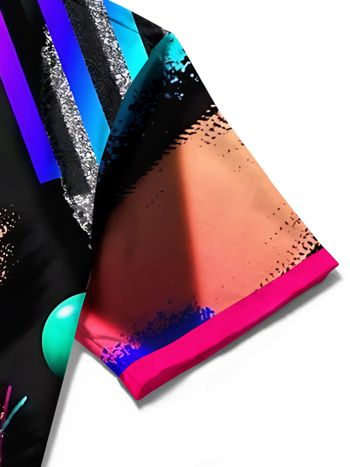 Geometric Print Men's Pocket Short Sleeve Shirts