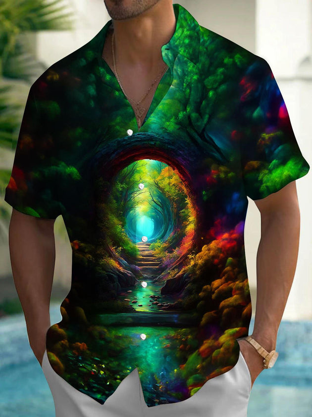 men's shirt front view