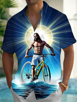 men's shirt front view