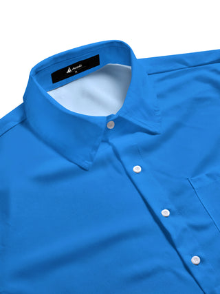 men's short sleeve shirt side view