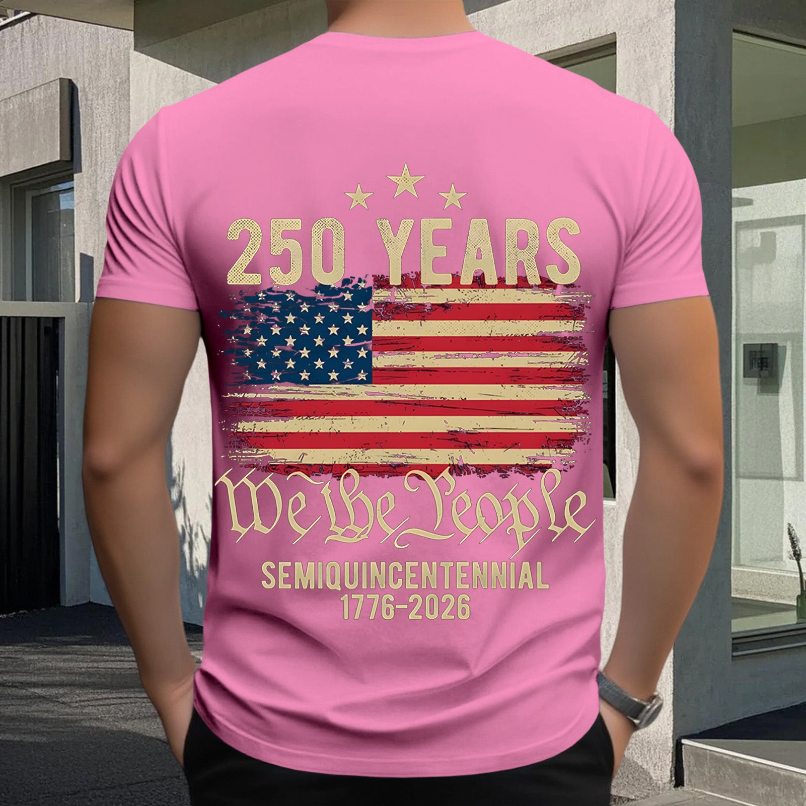 men's graphic print t-shirt Independence Day view 37