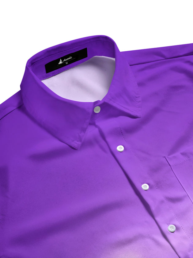 Men's funny print half sleeve shirt side view
