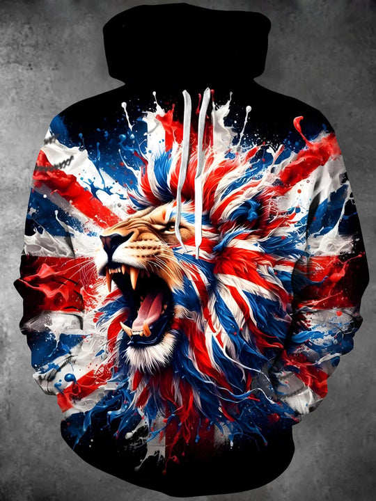 men's graphic sweatshirt shirt front view Independence Day