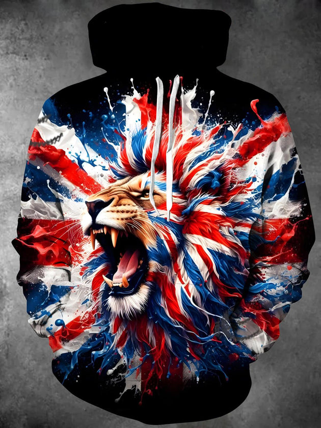 men's graphic sweatshirt shirt front view Independence Day