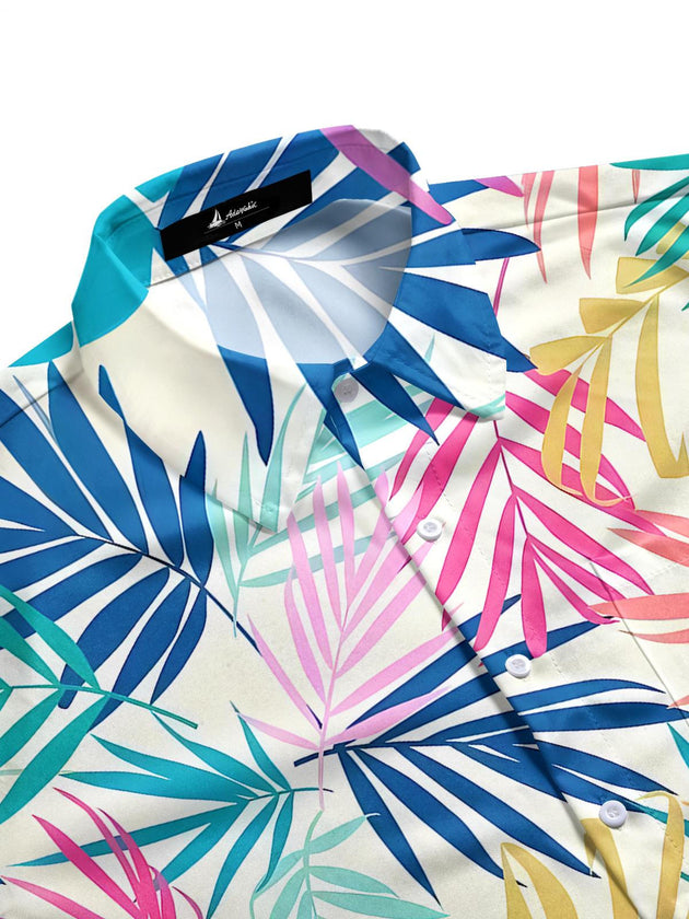 men's tropical shirt side view