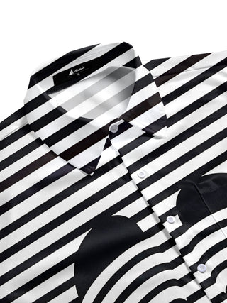 men's short sleeve shirt side view
