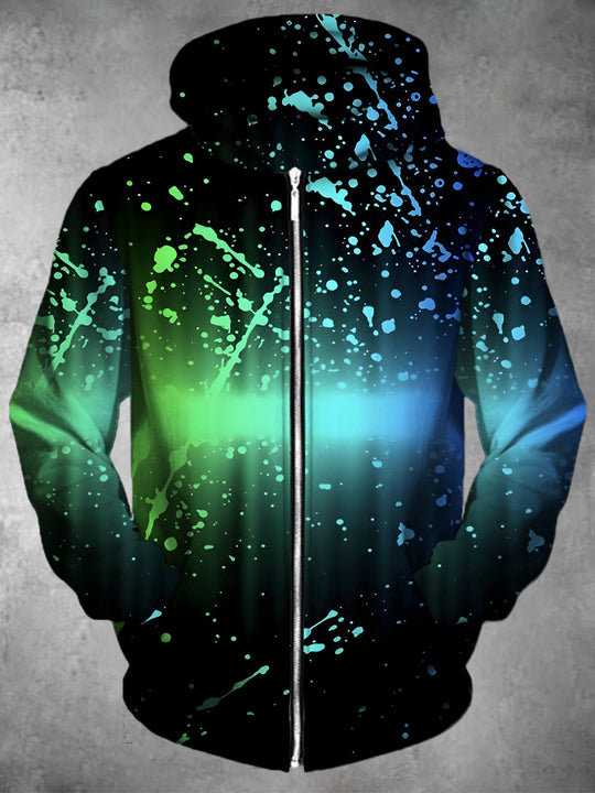 men's tie dye shirt front view