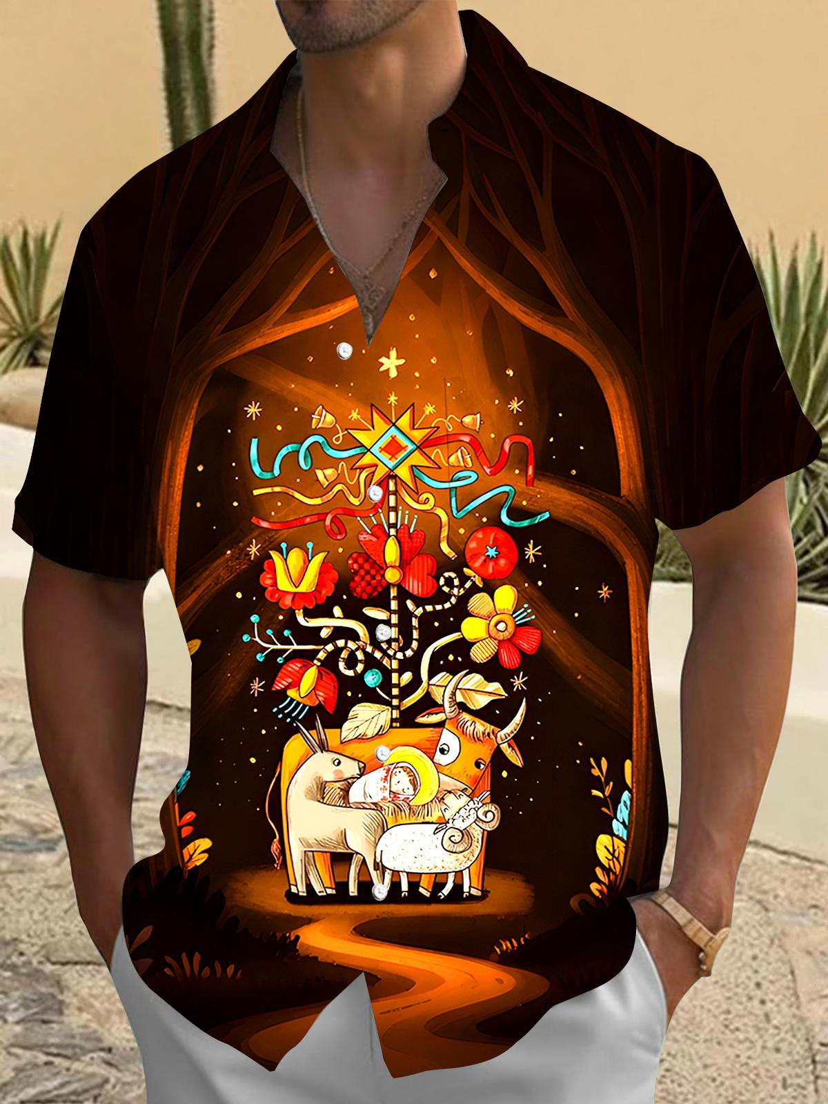 Funny Men's Pocket Short Sleeve Shirts