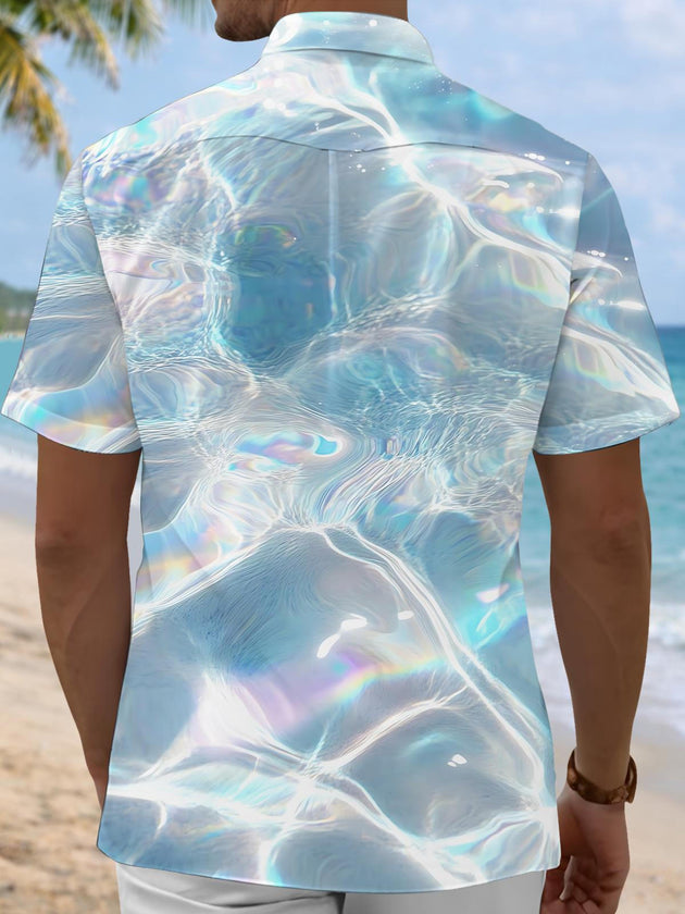 men's pocket shirt back view
