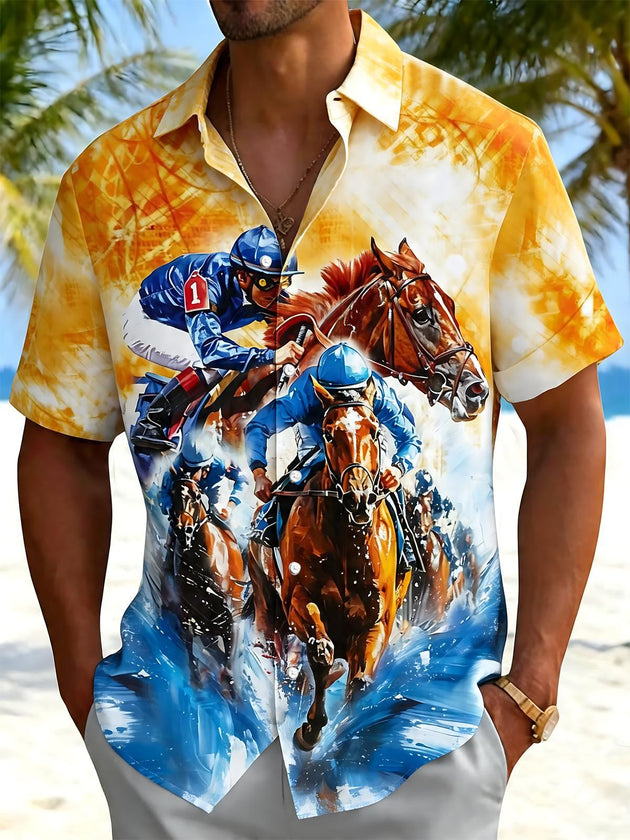 men's shirt front view